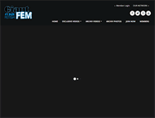 Tablet Screenshot of giantfem.com